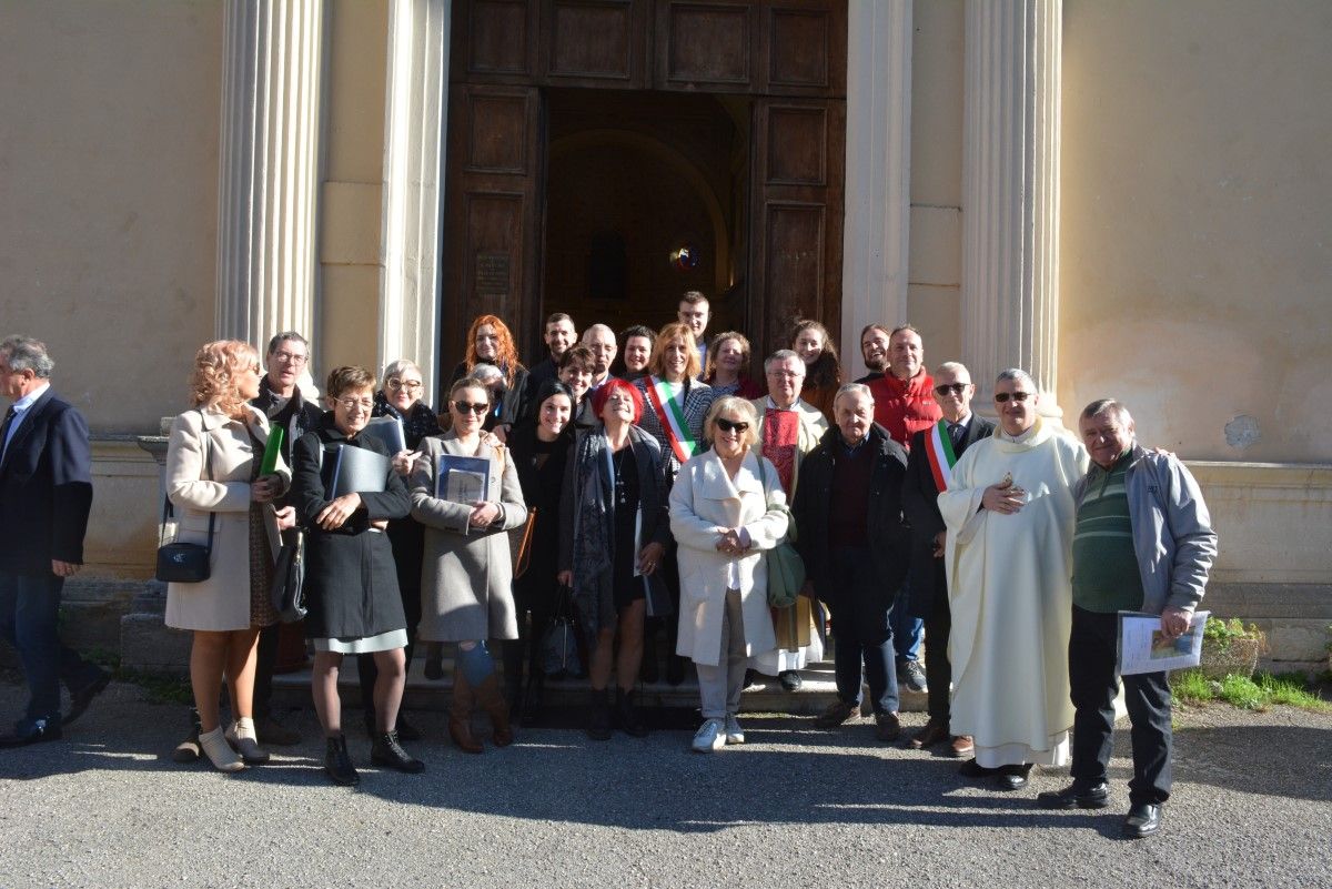Foto di gruppo al termine della Santa Messa
